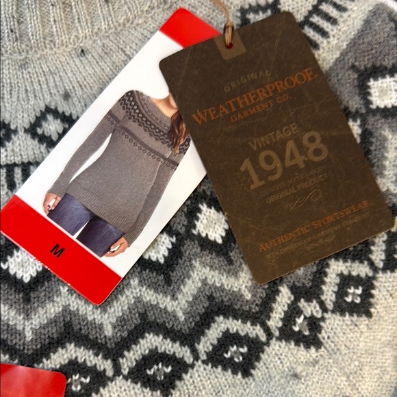 Original Weatherproof Garment Co, Vintage 1948, Gray, Medium women’s Sweater - Picture 3 of 10